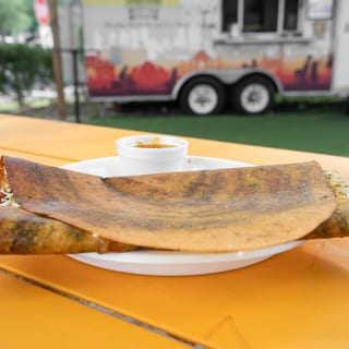 O - Butter Corn Masala Dosa