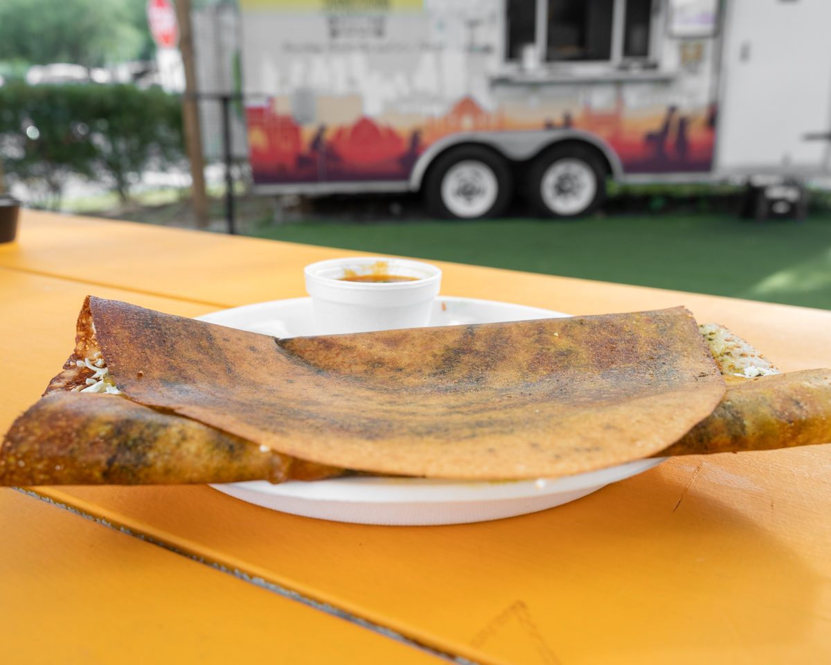O - Butter Corn Masala Dosa
