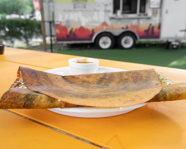 O - Butter Corn Masala Dosa