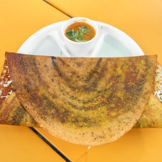O - Butter Schezwan Dosa w/Cheese and Cream