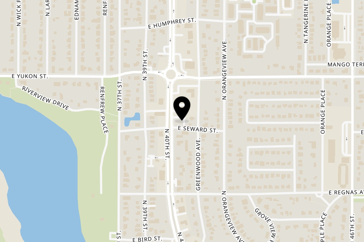 Map showing the location of Annapoorna Rasoi - Indian Food Trailer on 8601 N 40th St in Tampa
